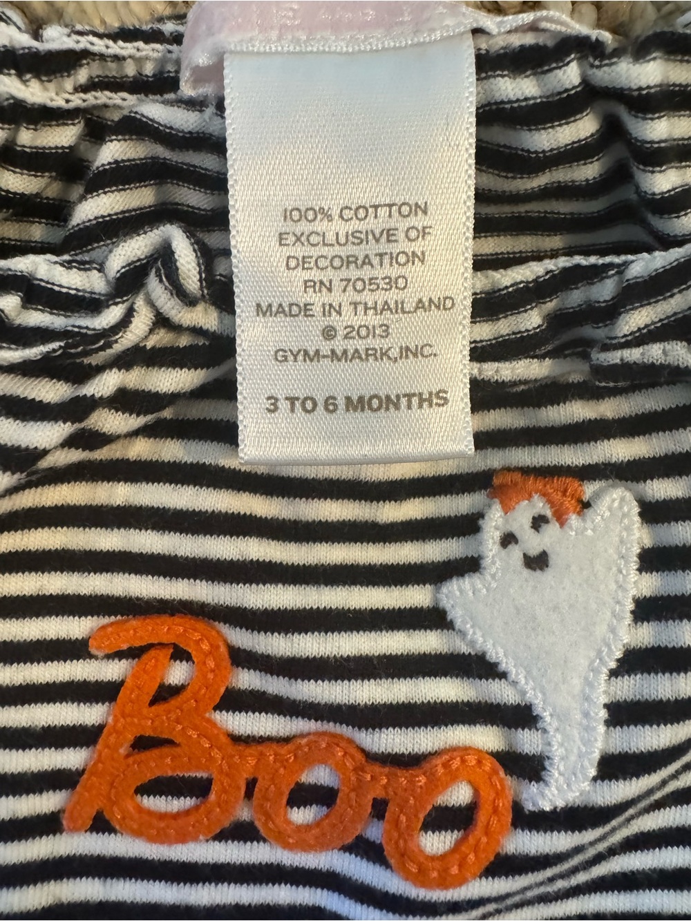 Janie and Jack 3-6m Halloween set skirt shirt outfit - Picture 6 of 7